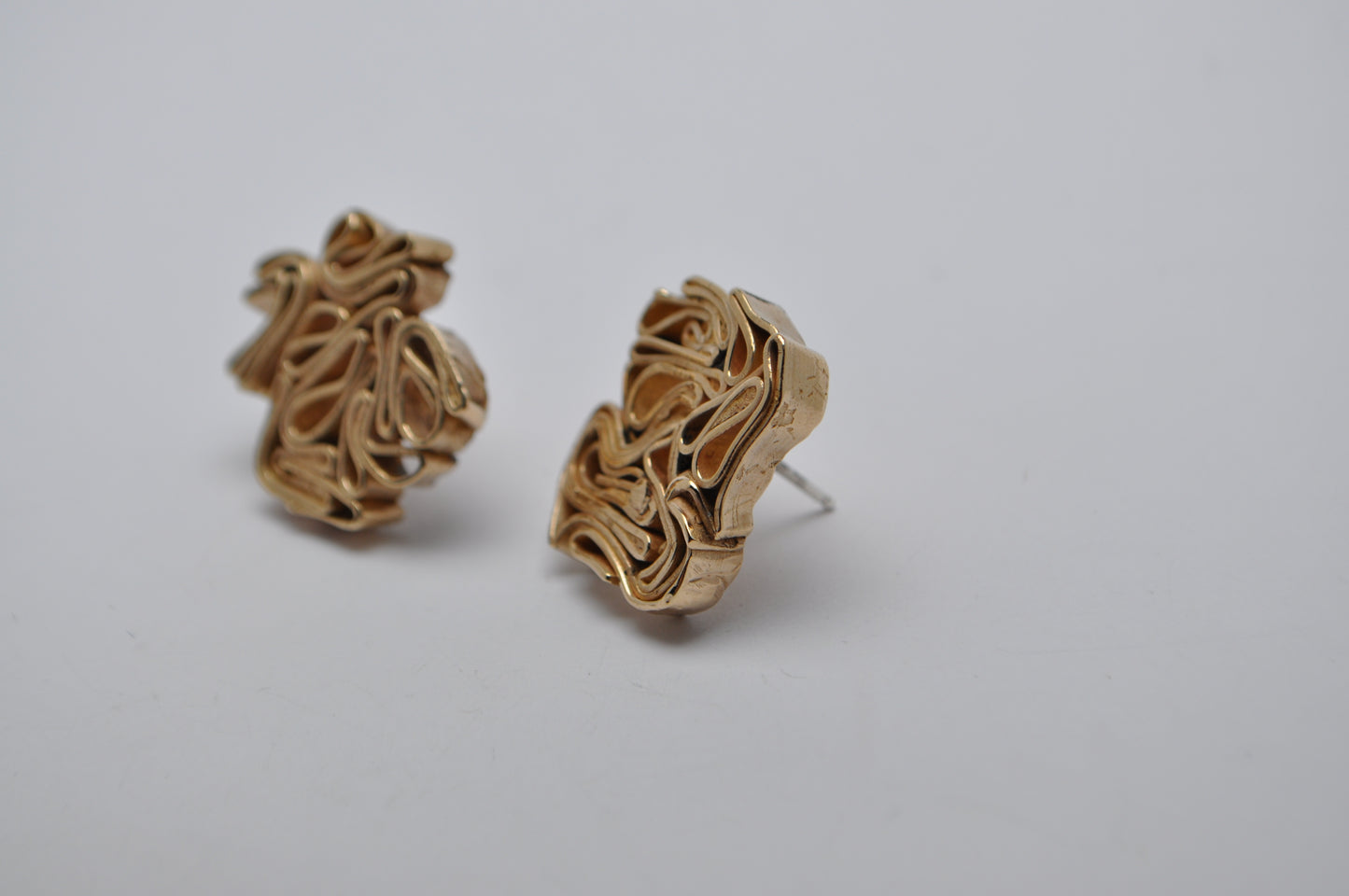 Scrunched earrings
