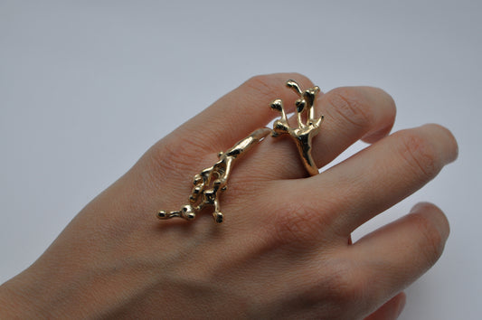 Flow wrap ring