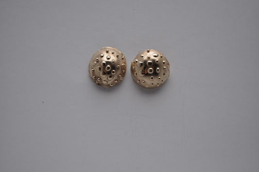 Mini shield earrings