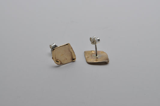 Mini puzzle earrings