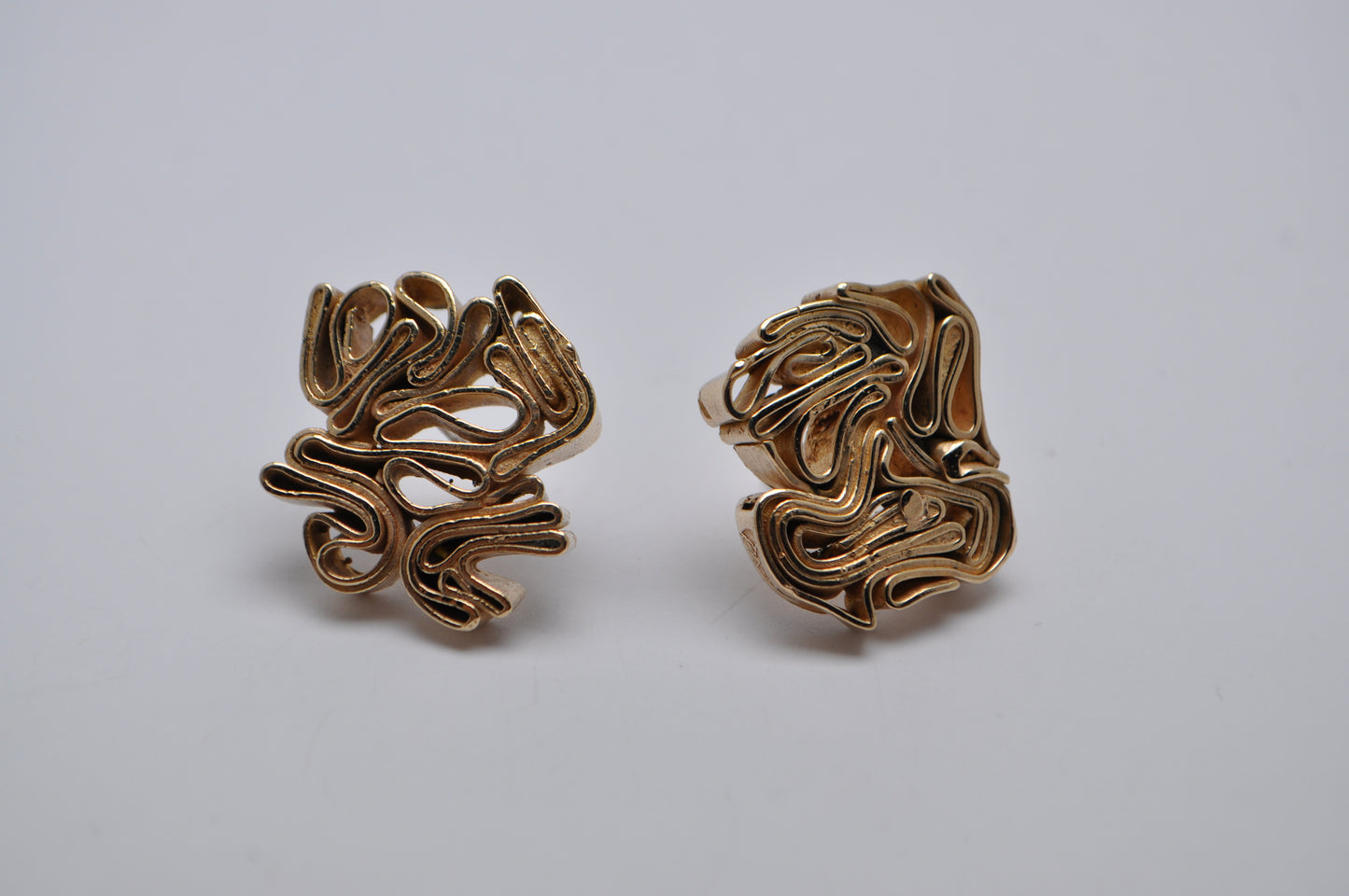 Scrunched earrings