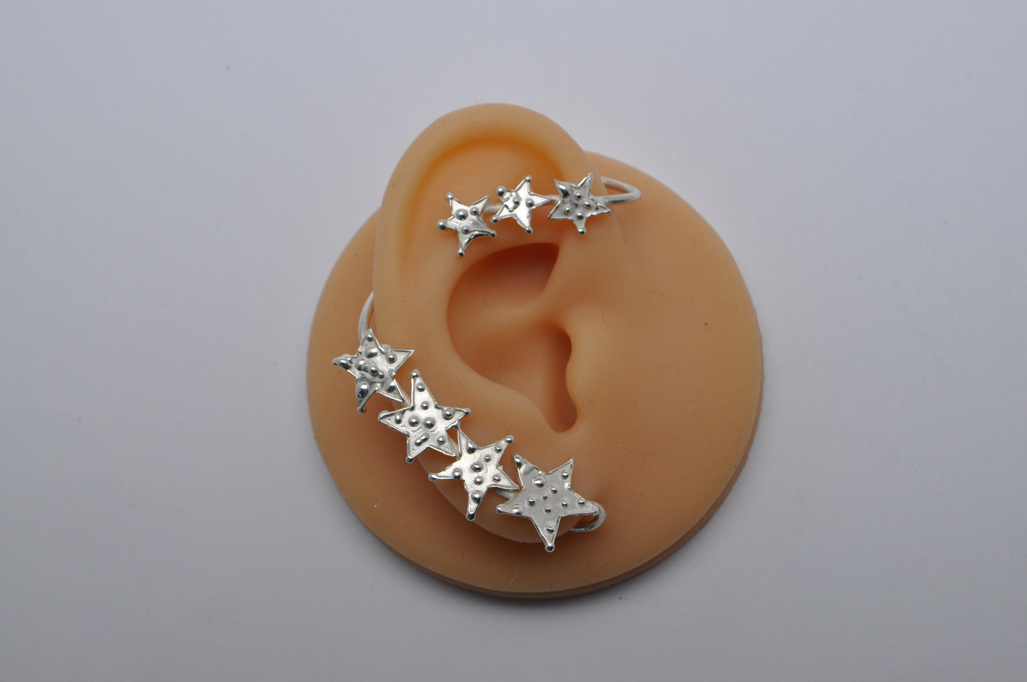 cuff - silver stars