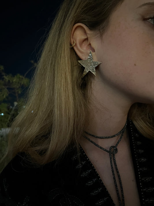 Star earrings
