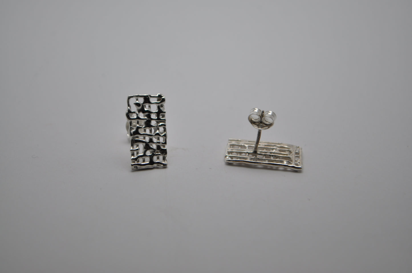 Ultramini waffle earrings