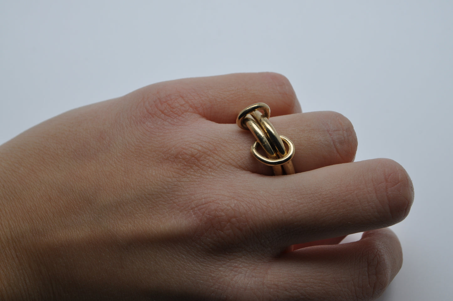 Double chain ring