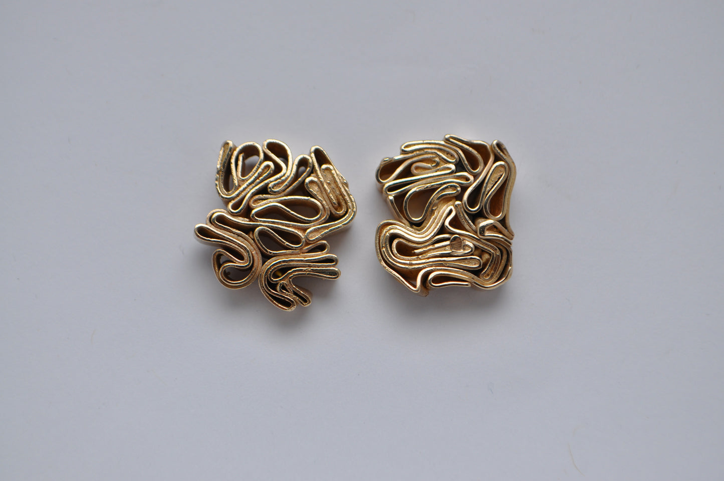 Scrunched earrings