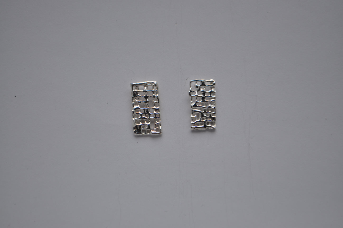 Ultramini waffle earrings