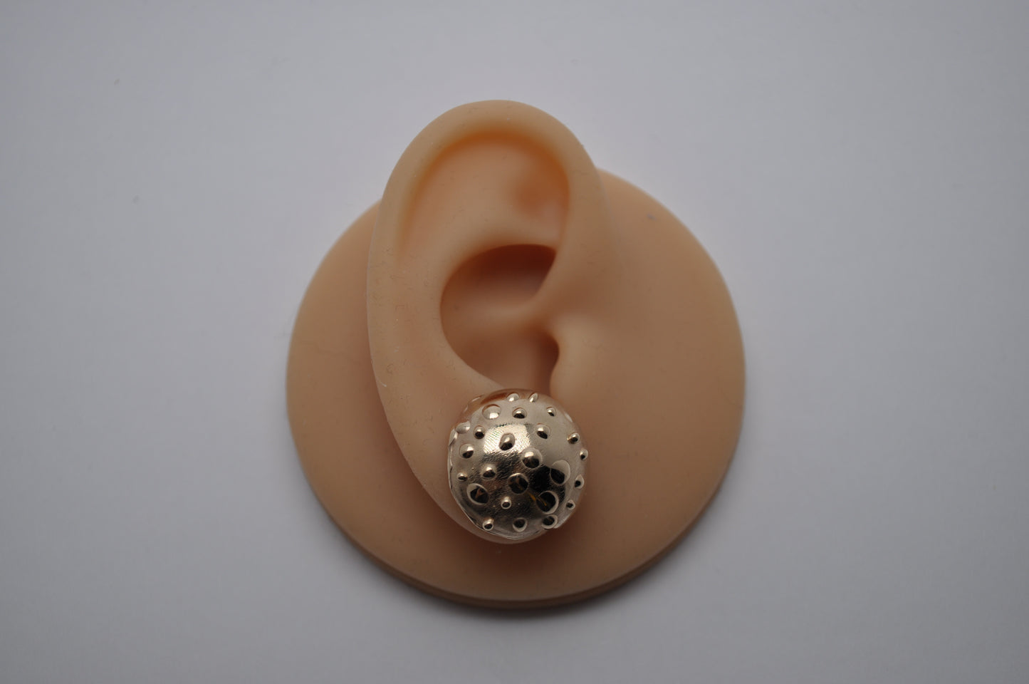 Mini shield earrings