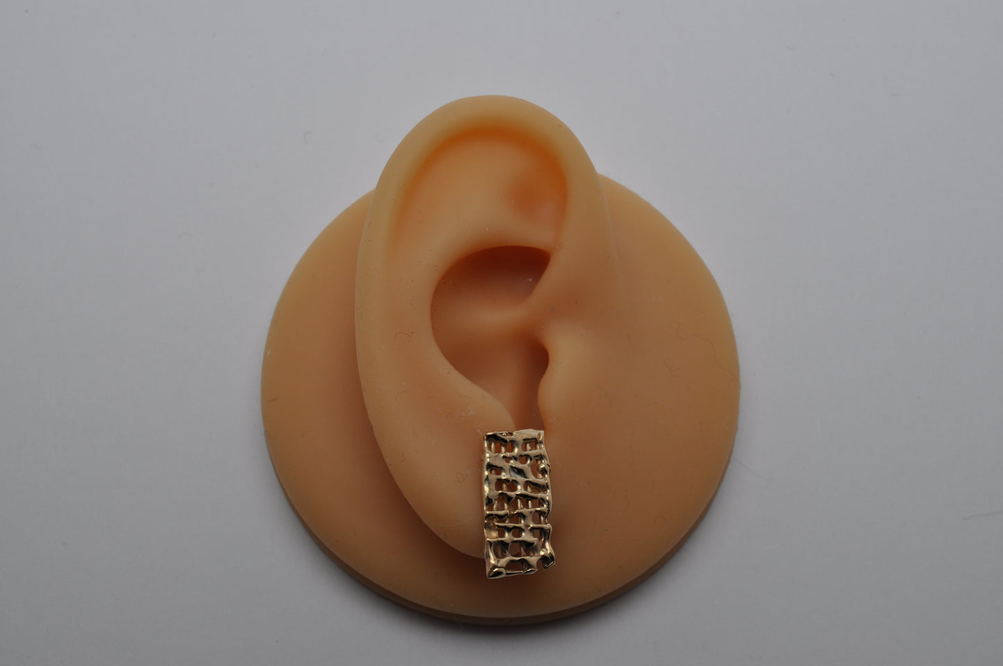 Ultramini waffle earrings