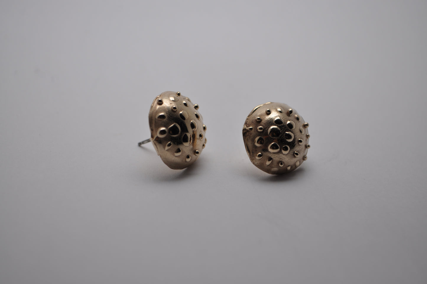 Mini shield earrings